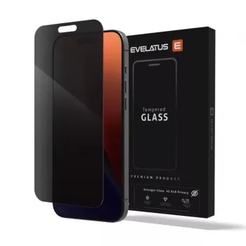 Evelatus Samsung Galaxy S24 FE Privacy Corning Gorilla Glass Anti-Static 3D Full Cover 10X Stronger