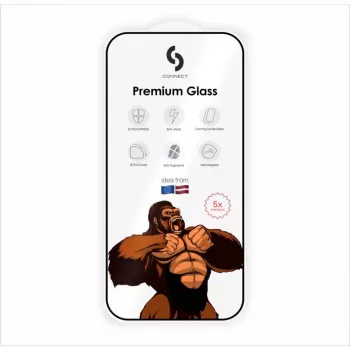 Connect Samsung Galaxy S26 Ultra Corning Gorilla Glass Anti-Static 3D Full Cover 5X Stronger Black