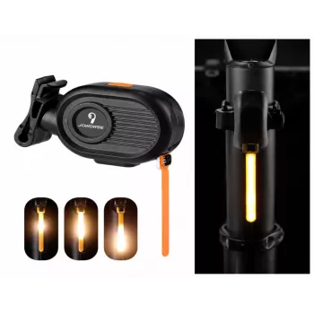 iLike JOWORSE Rechargeable COB LED Bike Tail Light, USB-C Bicycle Rear Safety Light, 300mAh Waterproof Cycling Warning Light