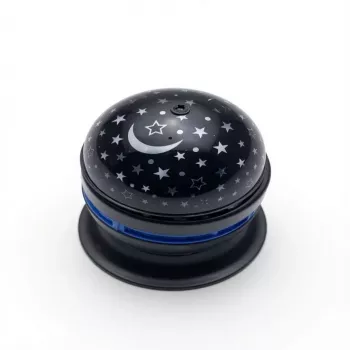 iLike RGB Crystal Ball Light, 180° Rotating Party Projector with Remote Black