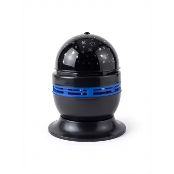 iLike RGB Crystal Ball Light, 180° Rotating Party Projector with Remote Black