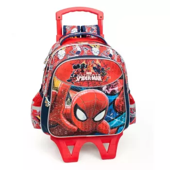Marvel Premium 2-in-1 Mugursoma Zēniem Ultimate Spiderman 3D Deluxe XL Sarkanā