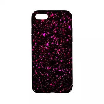 GreenGo Apple iPhone 7/8 Splash Black Pink Back Cover