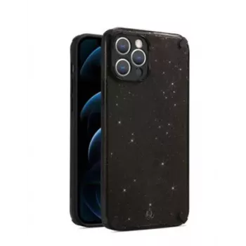 iLike Apple iPhone 12 Pro Max Armor Glitter Case Black