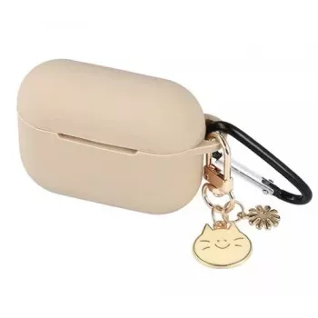iLike Case for AirPods Pro 2 Caramel with Pendant