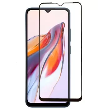 iLike Tempered Glass 6D Screen Protector for Xiaomi Redmi 10C / 12C / Poco C40 - Black Frame