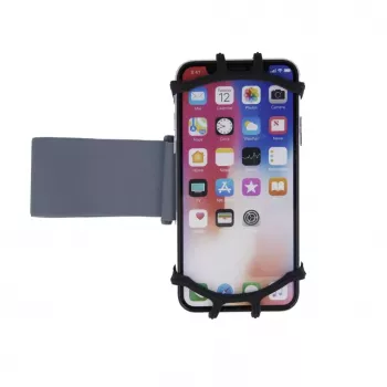 iLike Universal Silicone Armband Case for 4-6 inch Smartphones, Black