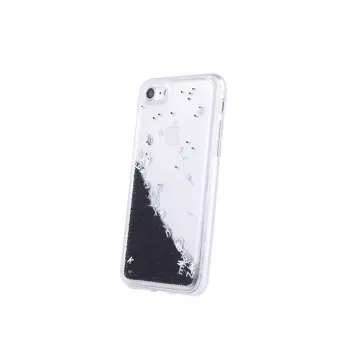 iLike Apple iPhone 11 Liquid Letters TPU Case Black