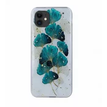 iLike Gold Glam Case for iPhone 11 ar Lapu Rakstu