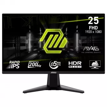 MSI Mag 255F E20 24,5 inch Full HD Rapid IPS 200Hz Gaming Monitor