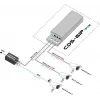 CAMSAT CDS-6IP 3PoE Industrial PoE Switch / Extender, 6 Ports, 3x PoE, 10/100 Mbps, DIN Rail