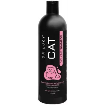 DR LUCY CAT VOLUME SHAMPOO 500 ml koncentrēta, apjomu piešķiroša šampūns garspalvainām kaķēm