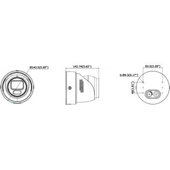 Hikvision Smart Hybrid Light ar ColorVu motorizēto varifokālo objektīvu (DS-2CD2H47G3-LIZS2UY/SL(2.8-12mm))