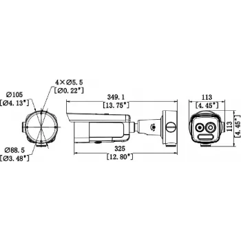 Hikvision HM-TD2618-7/G0/T1A Bi-Spektruma Termālā un Optiskā Tīkla Kamera