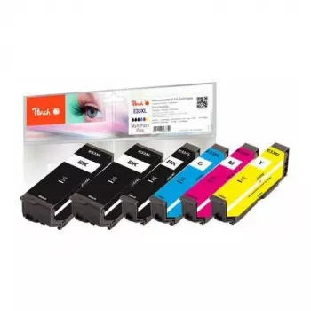 Peach Remanufactured Ink Cartridge Epson 33XL Multipack Plus 2x Black, Photo Black, Cyan, Magenta, Yellow (6-Pack) High Yield