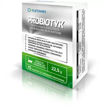 EWE EUROWET Probiotiskais uztura bagātinātājs kaķiem - 15 x 1.5 g paciņas