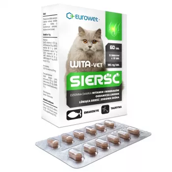 EWE EUROWET Wita-Vet Coat - Supplements for Cats - 60 Tablets