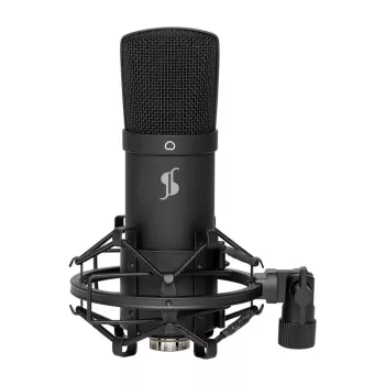 STAGG SUM45 Set - USB Mikrofona Komplekts ar Mikrofonu, Statīvu, Šoka Balstu, Pop Filtru un USB Kabeli