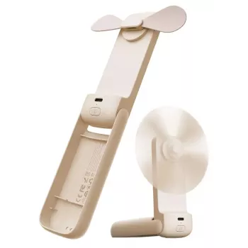 AEL Aecooly Pocket 01 Salokāmais rokas ventilators, bēšs