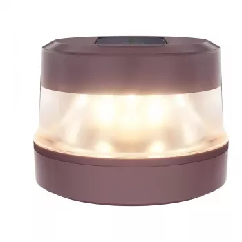 ENTAC Solar Warning Light Amber LED Flashing