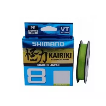SHIMANO Kairiki 8 Pītā Makšķerēšanas Aukla 0.060mm 150m 5,3kg Mantis Green