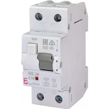 ETI KZS-2M Auto RCBO 1P+N C16 30mA A tipa (002173224)