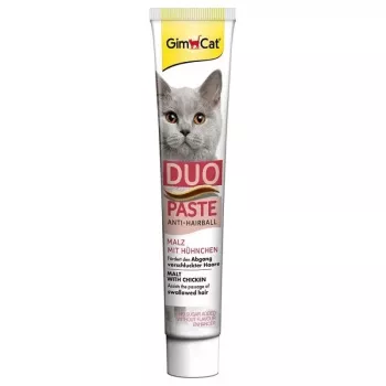 GimCat Duo Paste Anti-Hairball with Chicken 50g