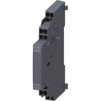 Siemens SIRIUS 3RV2 palīgslēdzis 3RV2901-2A sānu montāžai, 2 NO + 2 NC kontakti, skrūvju spailes