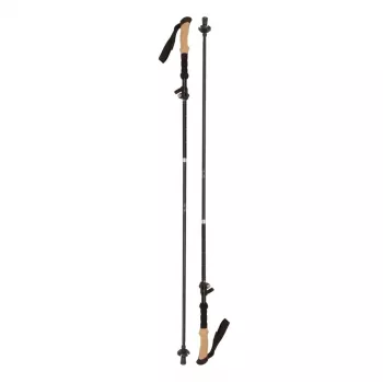 Origin Outdoors Trekking Poles Micro-Fold 5-Section 7075 Aluminum 110-130 cm Black/Red