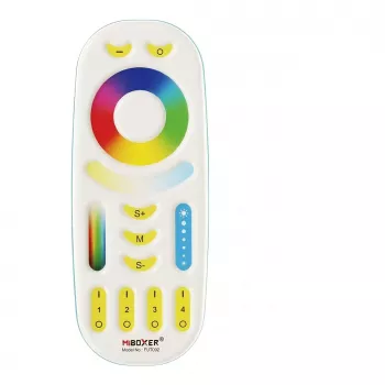 MIBOXER FUT092v2 LED Remote Control RGB+CCT 4 Zones 2,4GHz White