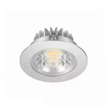 SYNERGY21 Synergy 21 LED Iegremdējamais griestu prožektors Helios Sudrabs - Apaļš - Silta balta