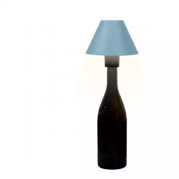 SYNERGY21 Synergy 21 LED Galda Lampa Ar Akumulatoru Pudelēm Āra IP54 Skārienjutīgs Regulējams Zils