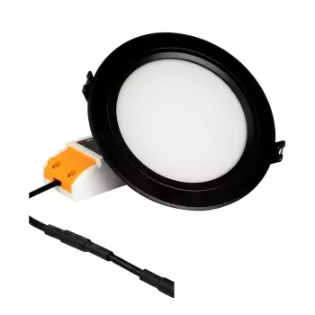 MIBOXER FUT061B 9W RGB+CCT Apaļš LED Panelis, Melns, Wi-Fi & RF
