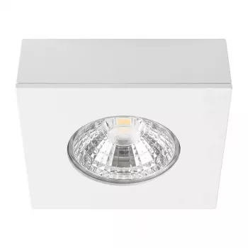 SYNERGY21 Helios LED Iegremdējams Griestu Prožektors Kvadrāts Balts ar Virsmas Montāžas Rāmi (S21-LED-ME016)