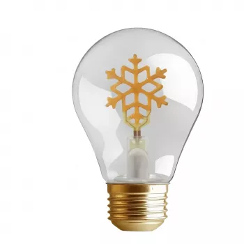 SYNERGY21 LED Retrofit E40 Dekoratīvā Spuldze Ziemassvētku Sniegpārsla Uzlādējama