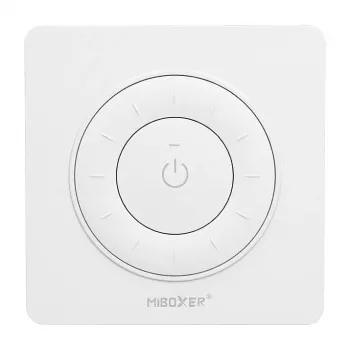MIBOXER K3P-W 2,4GHz LED Remote Control Rotating Wheel Dual White CCT Round Corners White