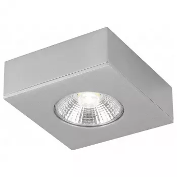 Synergy 21 LED Iegremdējamais Griestu Prožektors Helios Sudrabs - Kvadrāts - Virsmas Montāžas Rāmis