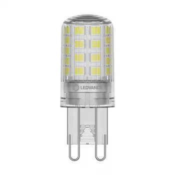 Osram LED PIN G9 P 4,2W 827 Clear G9 LED spuldze ar retrofita pamatni