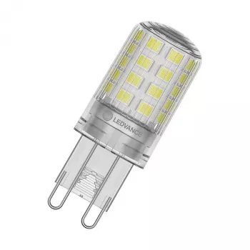 Osram LED PIN G9 P 4,2W 827 Clear G9 LED spuldze ar retrofita pamatni