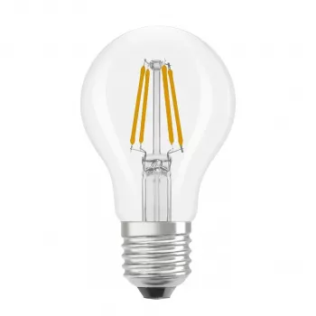 OSRAM LED Classic A 40 Filament P 3,4W 827 Clear E27 LED Lamp, Classic Bulb