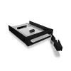 ICY BOX IB-2217ASTS Mobile Storage Rack - 2,5 inch (6,4 cm) to 3,5 inch (8,9 cm) - Black