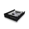 ICY BOX IB-2217ASTS Mobile Storage Rack - 2,5 inch (6,4 cm) to 3,5 inch (8,9 cm) - Black