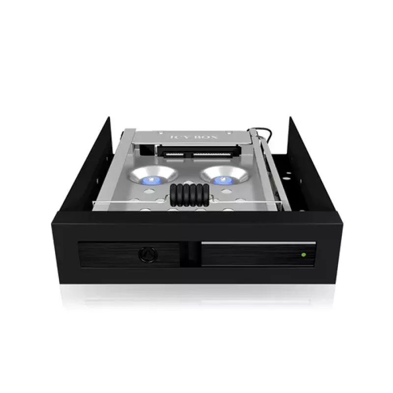 ICY BOX IB-2217ASTS Mobile Storage Rack - 2,5 inch (6,4 cm) to 3,5 inch (8,9 cm) - Black