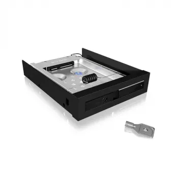 ICY BOX IB-2217ASTS Mobile Storage Rack - 2,5 inch (6,4 cm) to 3,5 inch (8,9 cm) - Black