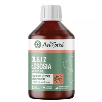 ANIFORTE Salmon Oil - Papildbarība Suņiem un Kaķiem - 250ml