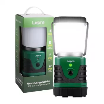 LEPRO 3300008 Kempinga lampa, 1000 lm, 3600 mAh