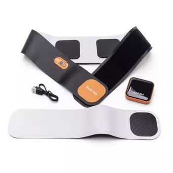 Bodi-Tek BT-ABSH-TOP-EU/1.2 Vēdera un muguras muskuļu stiprinātājs ar siltumu, Melns/Oranžs