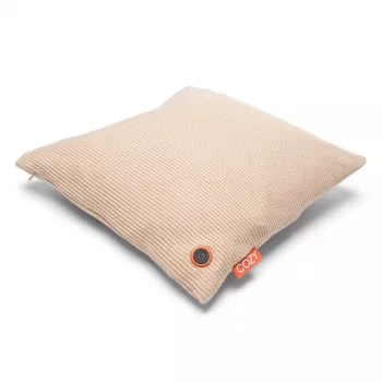 Bodi-Tek BT-CSHT2-K-BG-PB10 COZY Una Cushion Knitted & Power Bank 10000 mAh, Beige