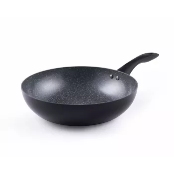 Progress BW12915EU7 Marble Ceramic 28cm Stir-Fry Pan ar vāku
