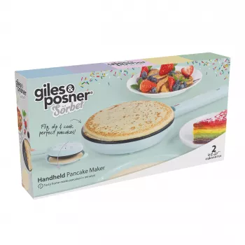 Giles & Posner EK6699GSBLVDE Rokas pankūku cepējs 800W Melns